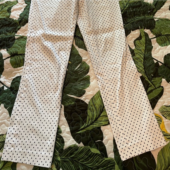 J. Crew Campbell Cropped Pants Black and White 00 - Picture 5 of 6